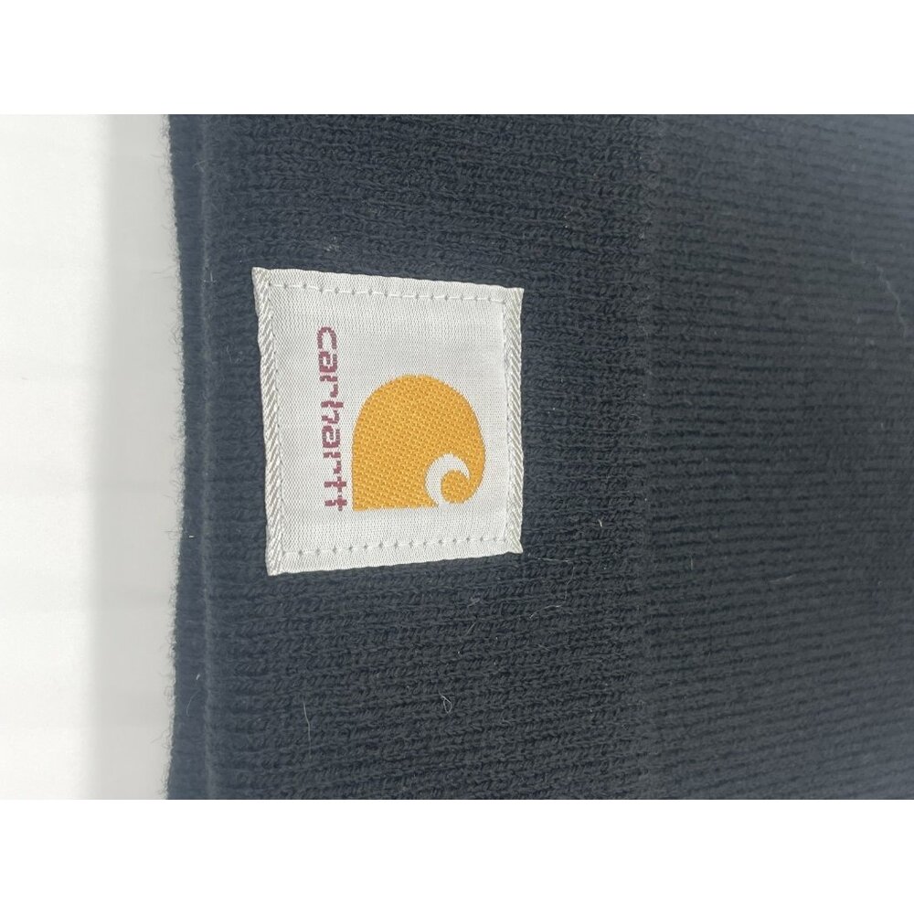 Carhartt Unisex One‎ Size Black Knitted Hat Winter Warm Cozy Casual Beanie - Picture 3 of 3